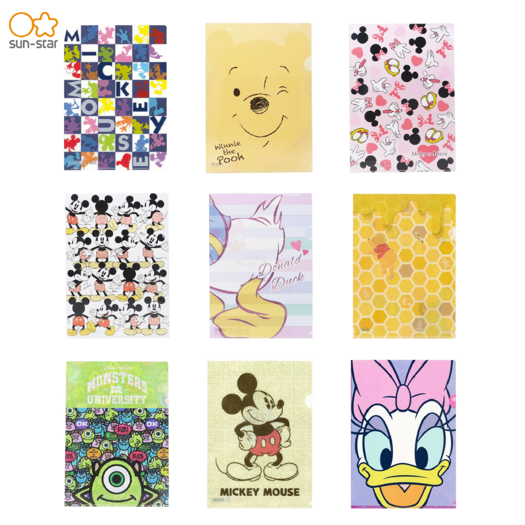 Sun-Star Stationery Disney Characters Clear File Folder A4 (2020 ...