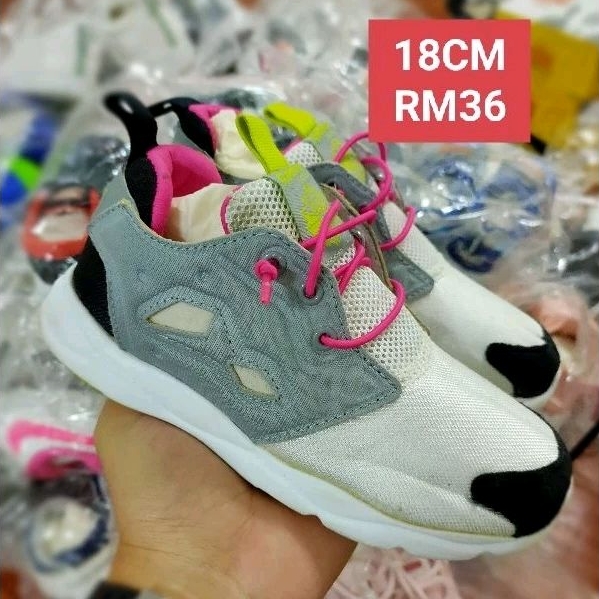 Reebok Kids Saiz 18CM Shopee Malaysia