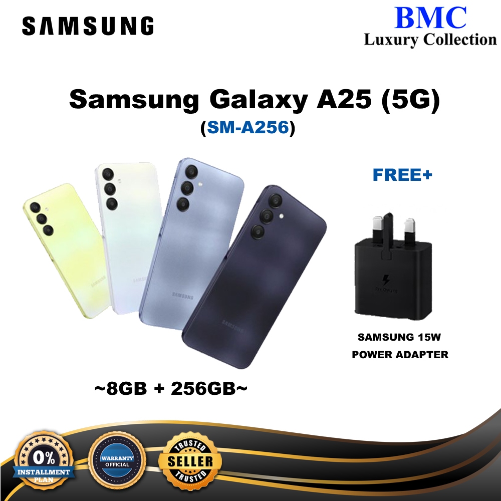 Samsung Galaxy A25 5G ( SM-A256 ) ( 8GB + 256GB ) With 15W ( SAMSUNG ...