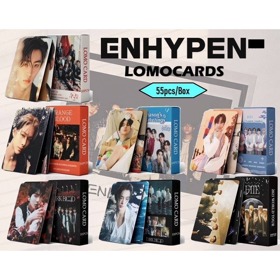 [55pcs] ENHYPEN Lomocards Lomo Enhypen comeback. Enhypen photocards ...