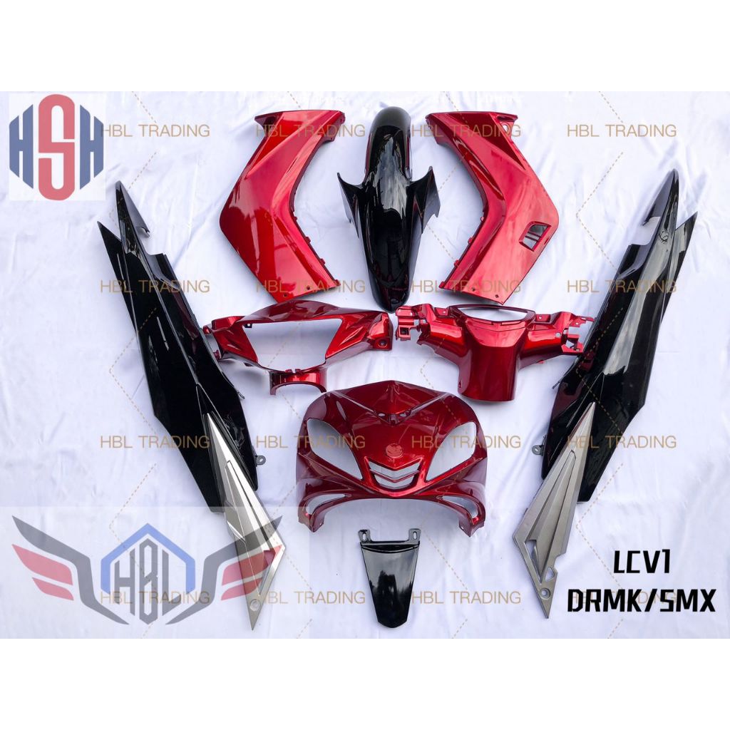 YAMAHA 135LC V1 4 Stroke Speed Body Cover Set Kit LC135 Coverset LCV1 ...