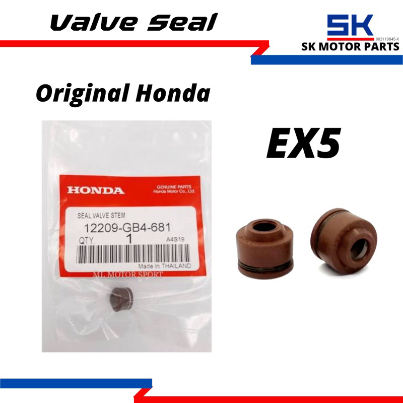 Valve Seal Ex5/Ex5 Dream/C70/Wave110/Wave125 (Honda Original) Shopee