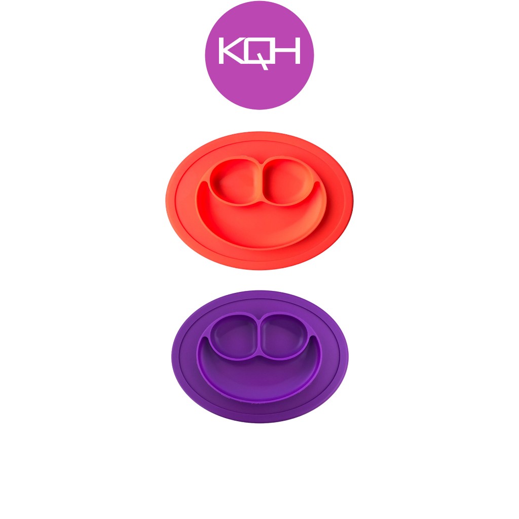 CLEARANCE KQH Baby Plate, Smile Silicone, Placemat Tray Shopee Malaysia