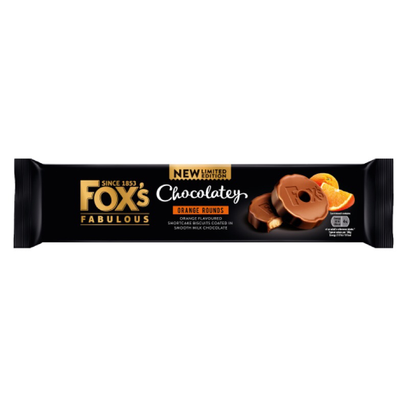 Fox's Fabulous Chocolatey Orange Rounds Biscuits 130g | Shopee Malaysia