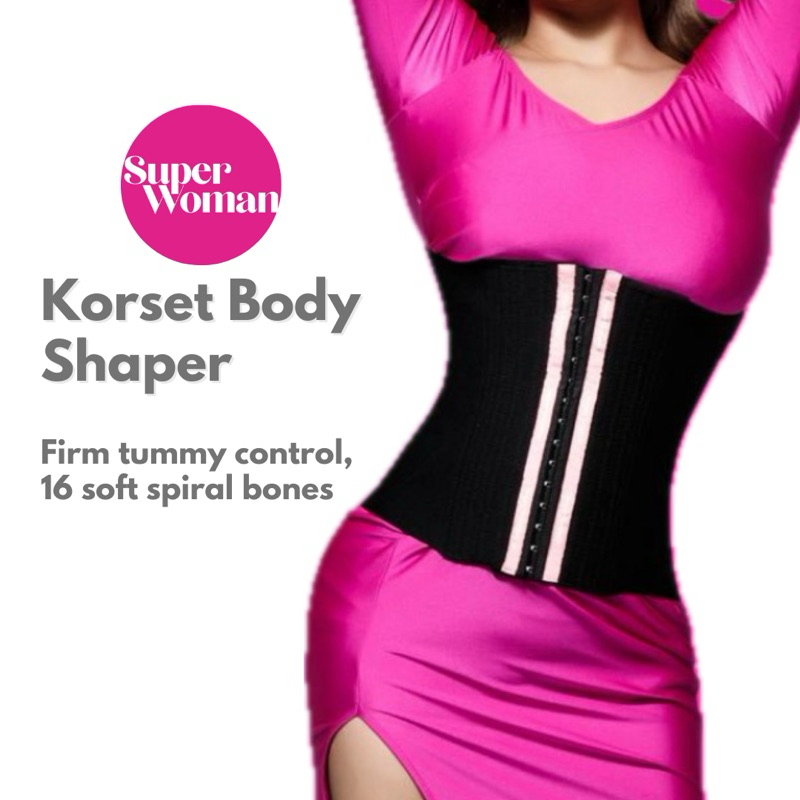 SEXYWG Women Adjustable Waist Trimmer Tummy Control Waist Cincher Trainer  Slim Body Shaper Workout Girdle Underbust Corset 7 Bones Shapewear