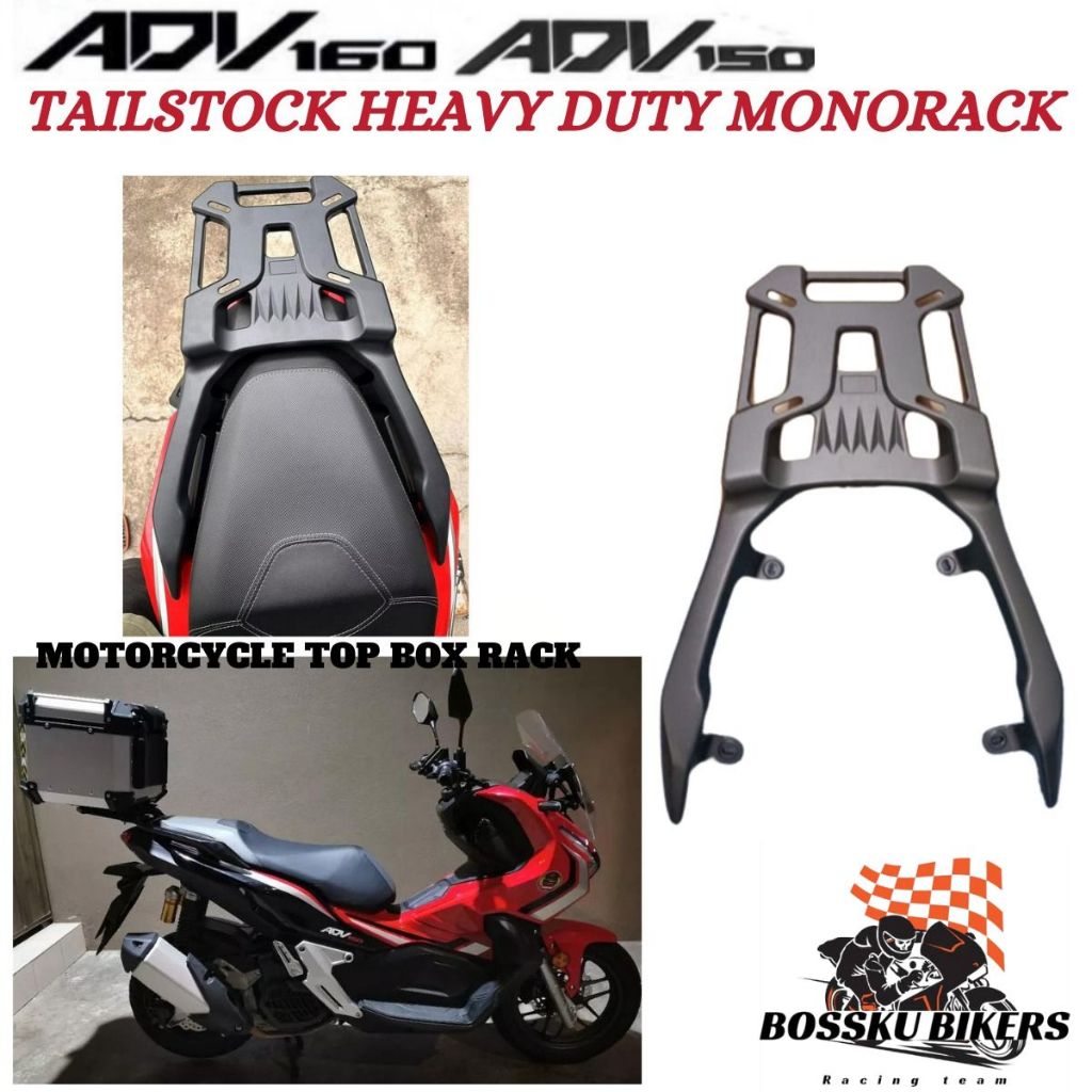 HONDA ADV 150 & ADV 160 Motorcycle Rear Bracket Carrier Tail rack Rear ...