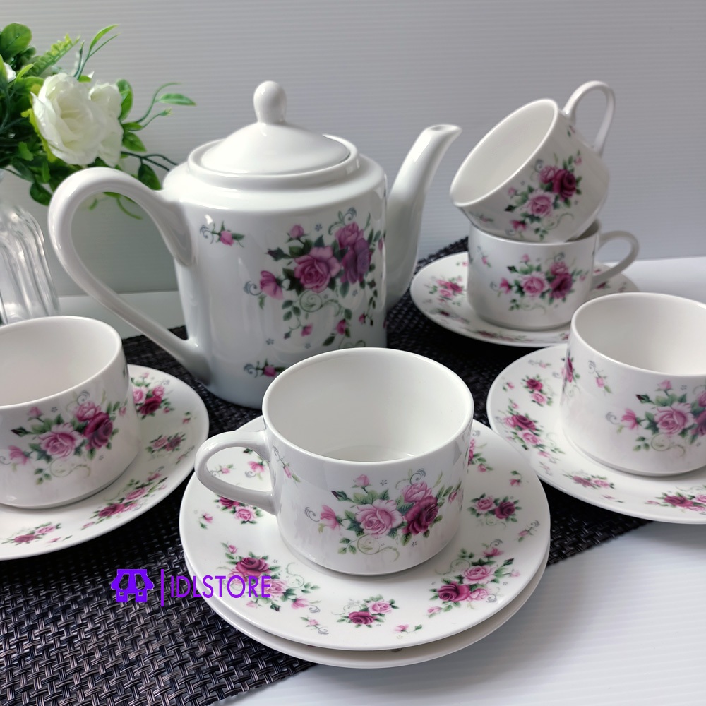 Porcelain Tea Sets Coffee Sets Porcelain Cup & Saucer Set Tea Pot ...
