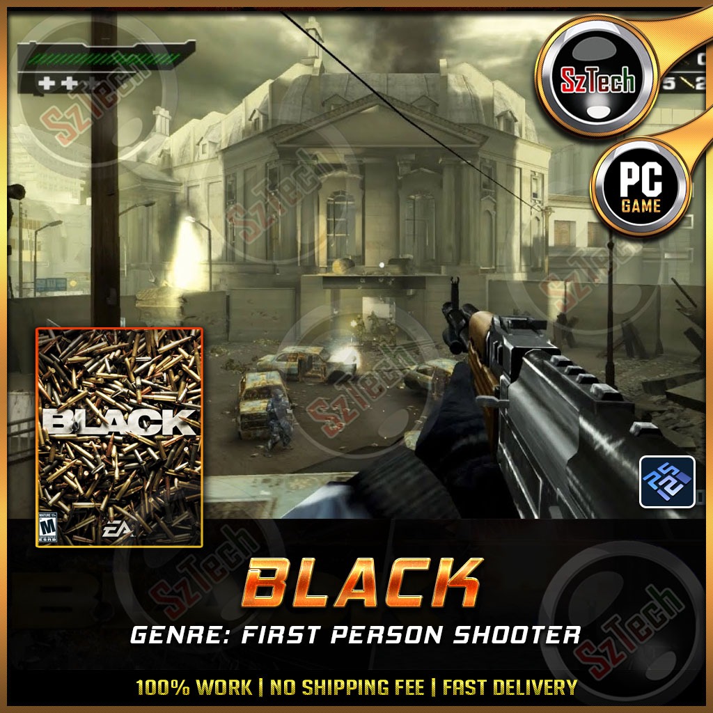 Black PC/Laptop GAME] 🔥Offline Games🔥First-Person Shooter