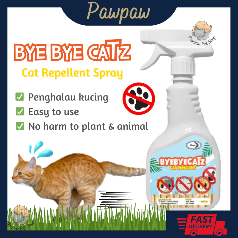 Pawpaw Anti Pet Cat Repellent Spray Penghalau Kucing Alat Elak Ubat
