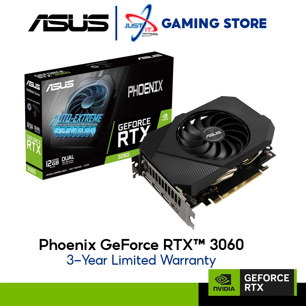 Asus Phoenix Ph Rtx3060 V2 12gb Ddr6 Graphics Card Ph Rtx3060 12g V2 Shopee Malaysia 4454