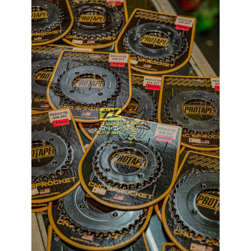 PROTAPER CP2 PREMIUM BLACK 428 SPROCKET FULL SPOKET LC135 LC 135 RXZ