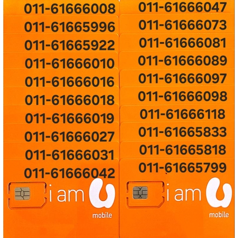 U mobile prepaid 5G ready sim card / Sim kad prepaid Vip numbers / U ...