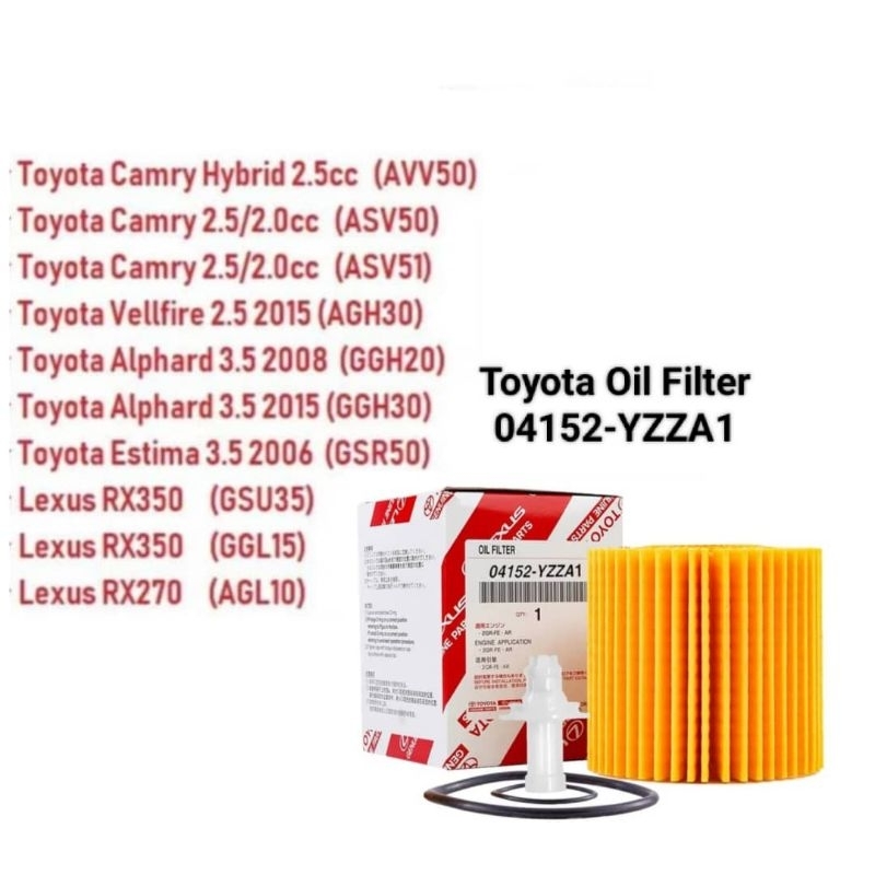 Toyota Camry ASV50 Alphard 3.5 Estima 3.5 Lexus RX350 Vellfire 2.5 Oil ...