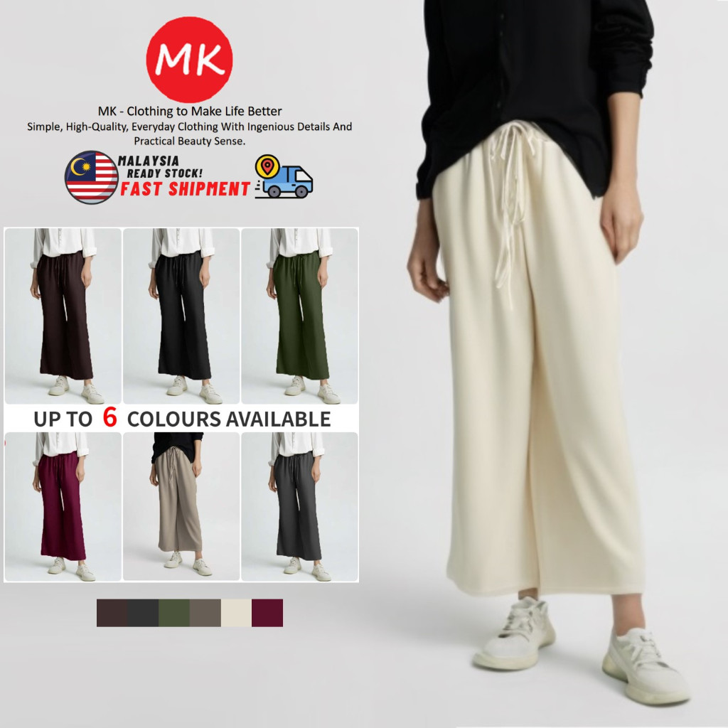 Cotton Wide Leg Pants Women's Summer Linen Casual Pants High Waist