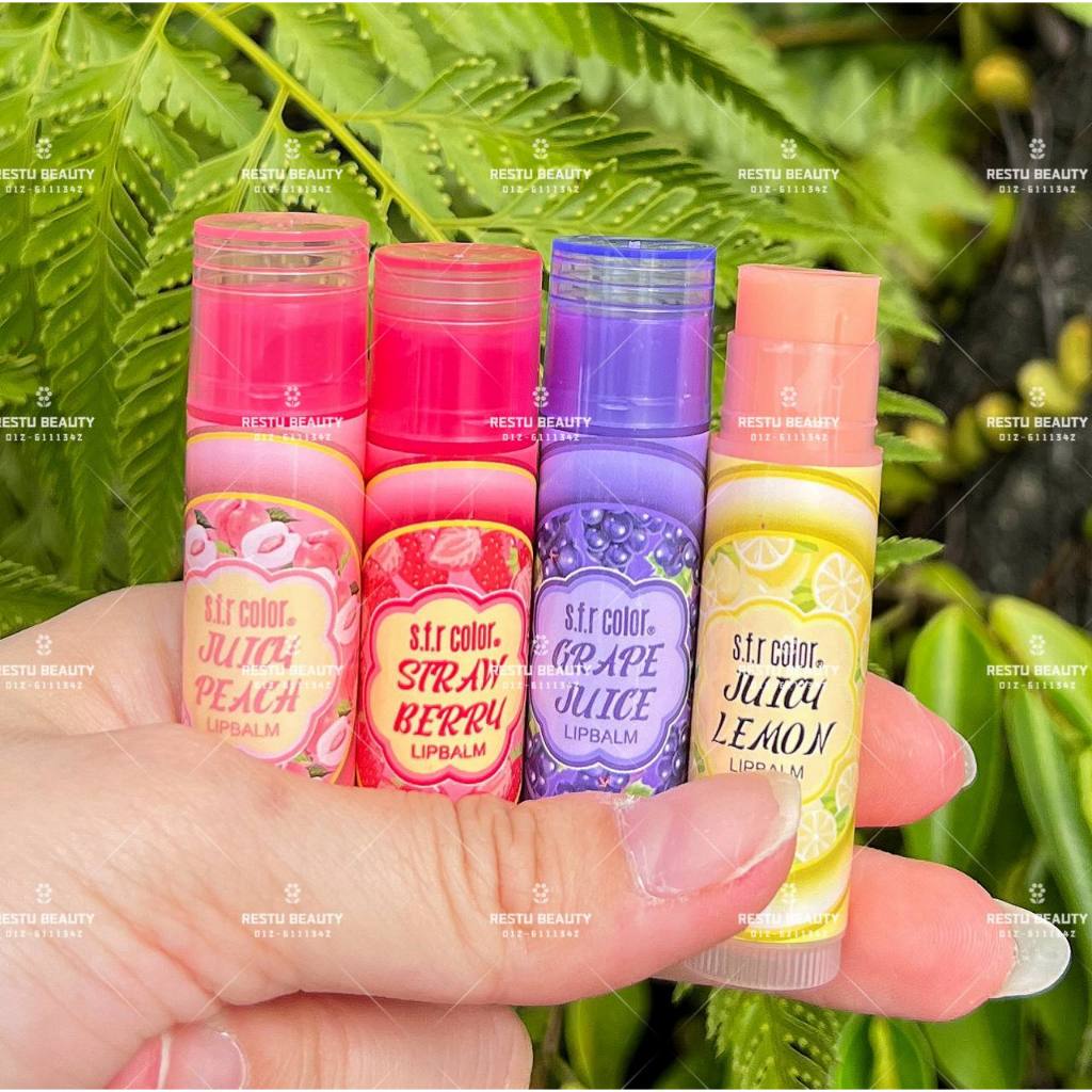 (READY STOCK) SFR COLOR JUICE FRUITS LIP BALM( NATURAL PINK) -1PCS ...