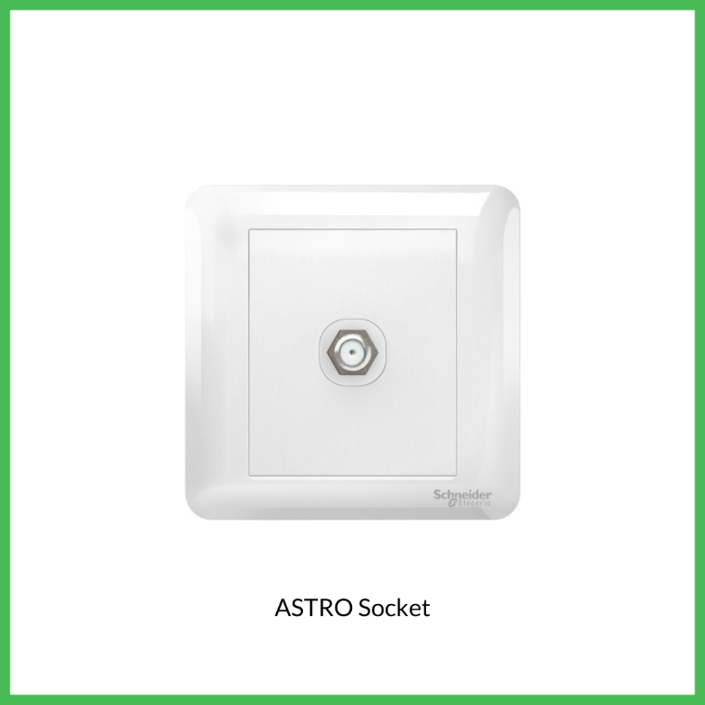 Schneider Affle Plus Series White Switches & Sockets / 13A Switch ...
