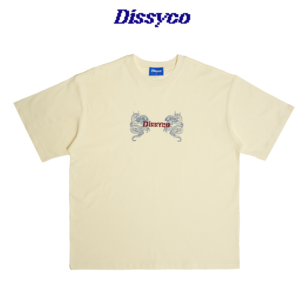 Dissyco TWIN DRAGON TEE (CREAM WHITE) | Shopee Malaysia