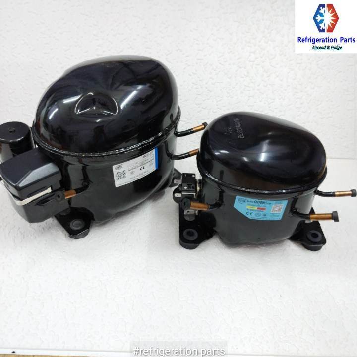 CZ r134a r600a peti sejuk ac kompressor motor + relay + overload 雪柜压缩机