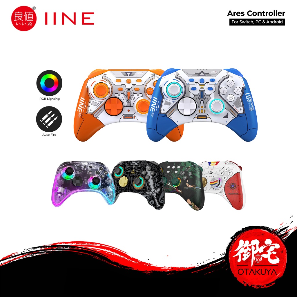 【CNY SALE】IINE Ares Wireless Pro Controller For Nintendo Switch/Mobile ...