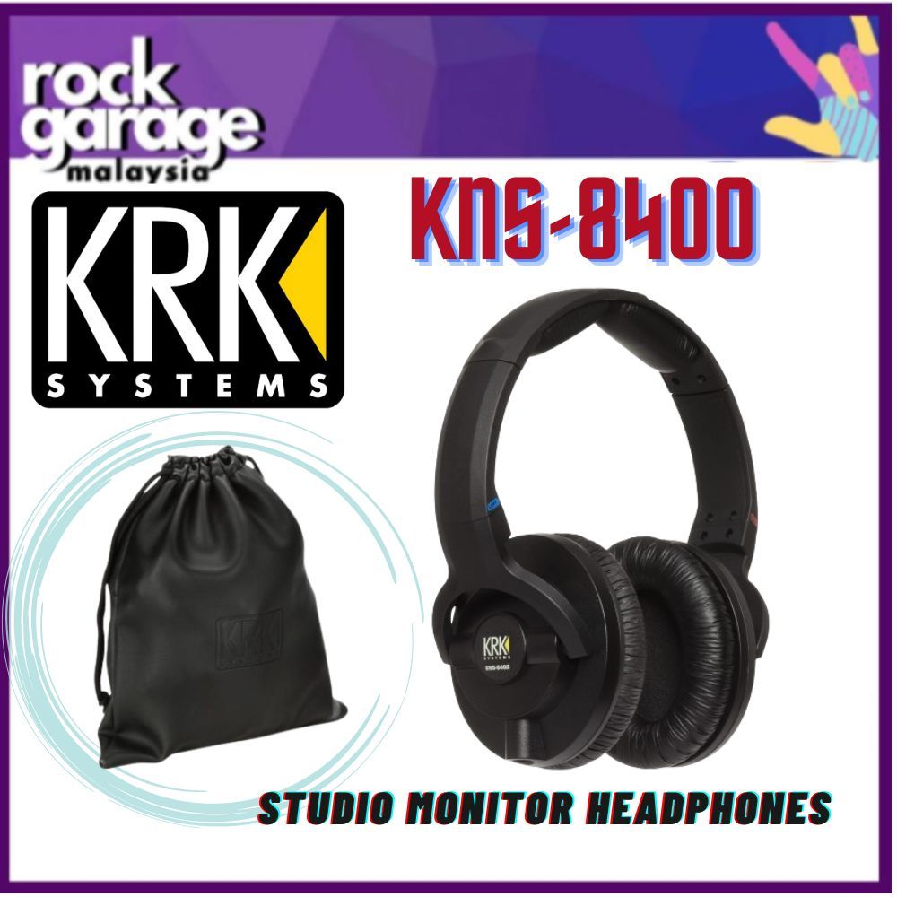 KRK KNS-8400 Studio Monitor Headphones (KNS8400 / KNS 8400) | Shopee ...