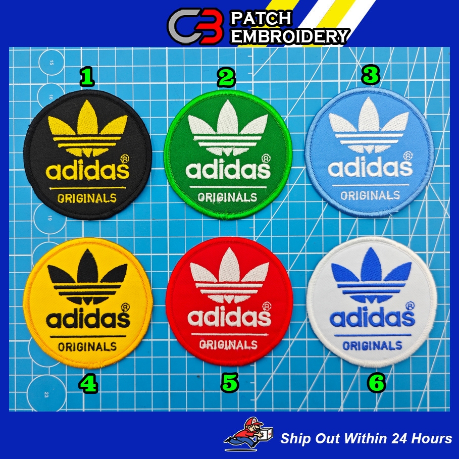 Patches Adidas Embroidery Sulam / PC28 | Shopee Malaysia