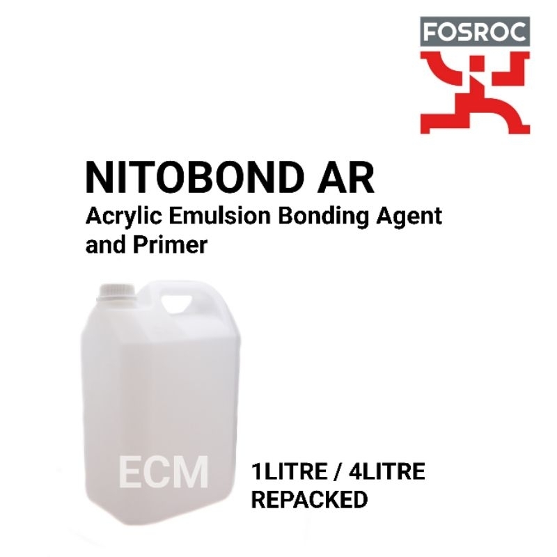 FOSROC NITOBOND AR (1LITRE/ 4LITRE REPACKED) Modified Acrylic Emulsion