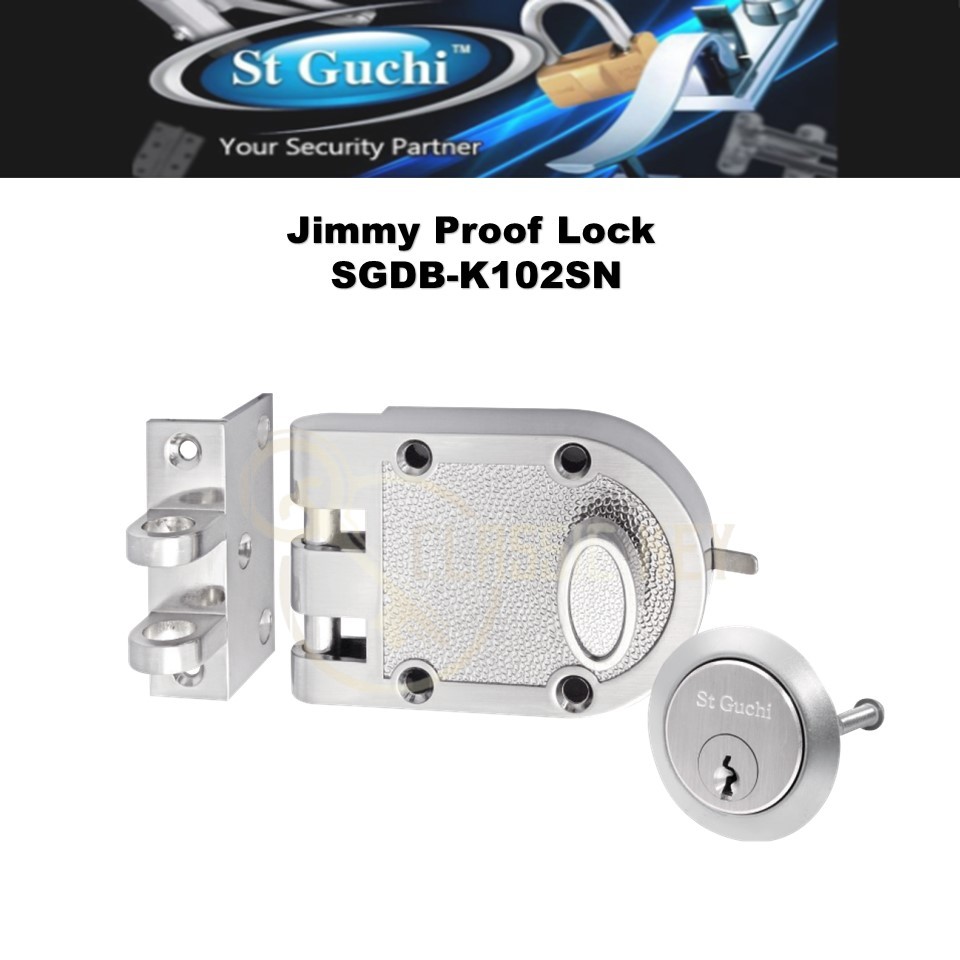 ST GUCHI SGDBK102 JIMMY PROOF DEADBOLT LOCK Shopee Malaysia