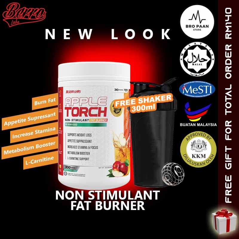 Berro Labs Apple Torch Fat Burner (300gram)(Apple Juice) -Weight Loss ...