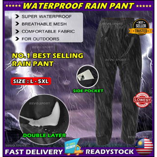 Waterproof Rain Pant Black