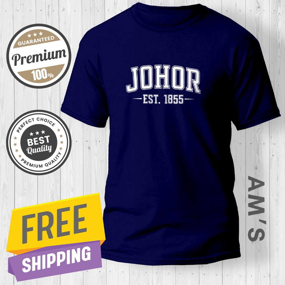Tshirt JOHOR 💥Premium Cotton💥 Shopee Malaysia