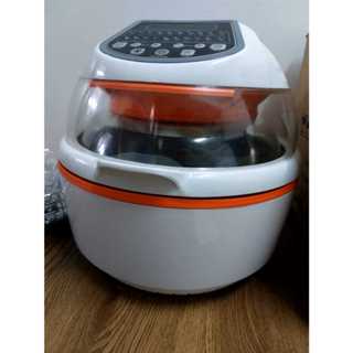 Used HETCH Smart Digital Turbo 3D Air Fryer 360 Degree Rotation Large Air Fryer 9 Accessories 10L