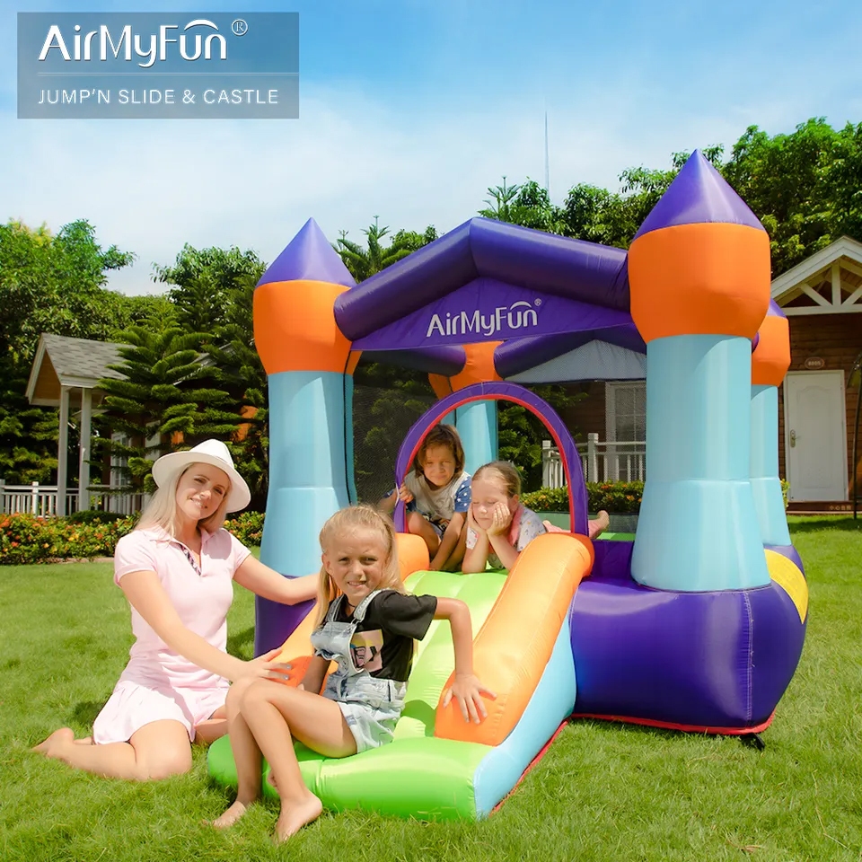 Airmyfun A82011 Inflatable Slide & Jumping Castle Outdoor Portable ...