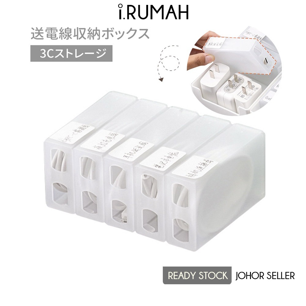 【i.Rumah】Transparent Matte Minimalist Portable Earphone Phone Cable ...