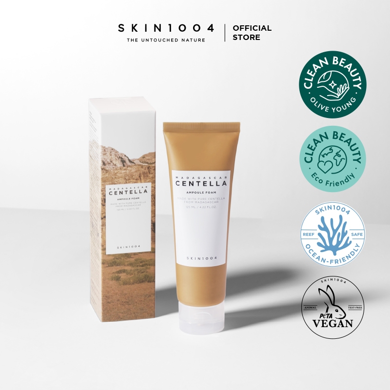 SKIN1004 Madagascar Centella Ampoule Foam Cruelty Free 20ml 125ml 