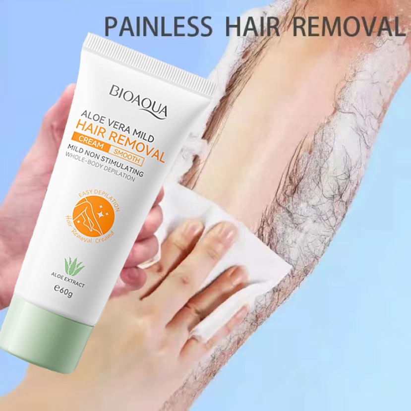 Painless hair Removal CreamPrivate part Hair removal 60g Thighs/Arms/Underarms/Chest Painless