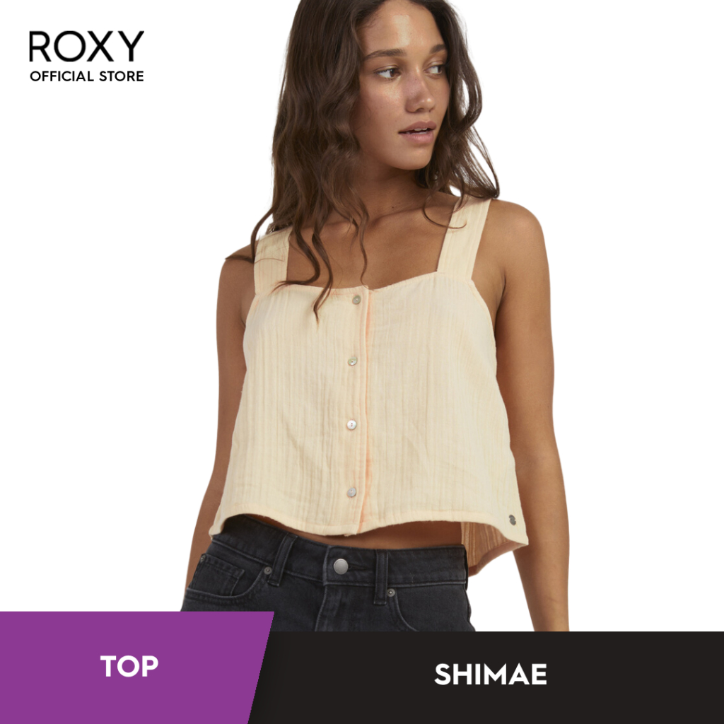 Roxy Women Shimae Cropped Top Peach Parfait | Shopee Malaysia