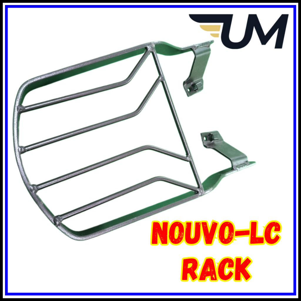 YAMAHA NOUVO LC MOTORCYCLE V MONORACK CARRIER BLACK MONO RACK VRACK V ...