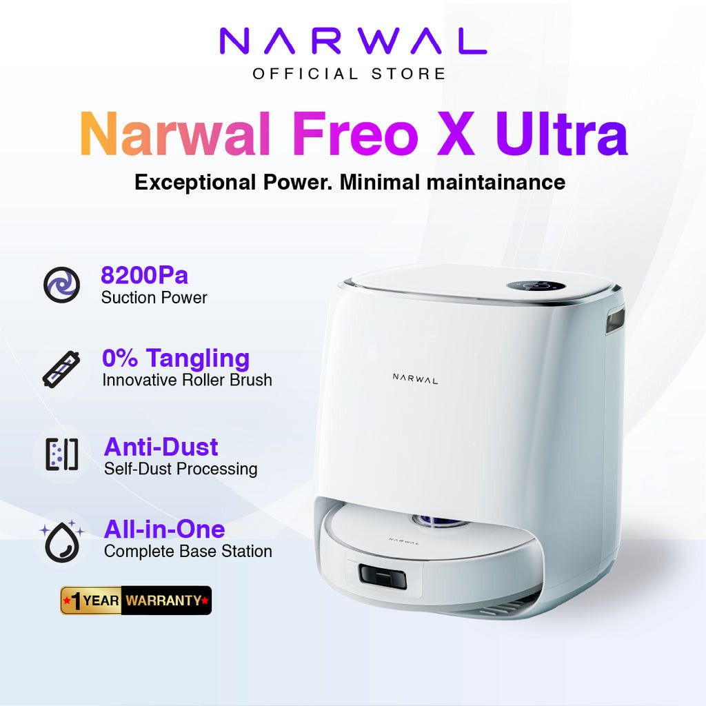 Narwal Freo X Ultra Robot Vacuum & Mop with AI DirtSense, Best for Pets