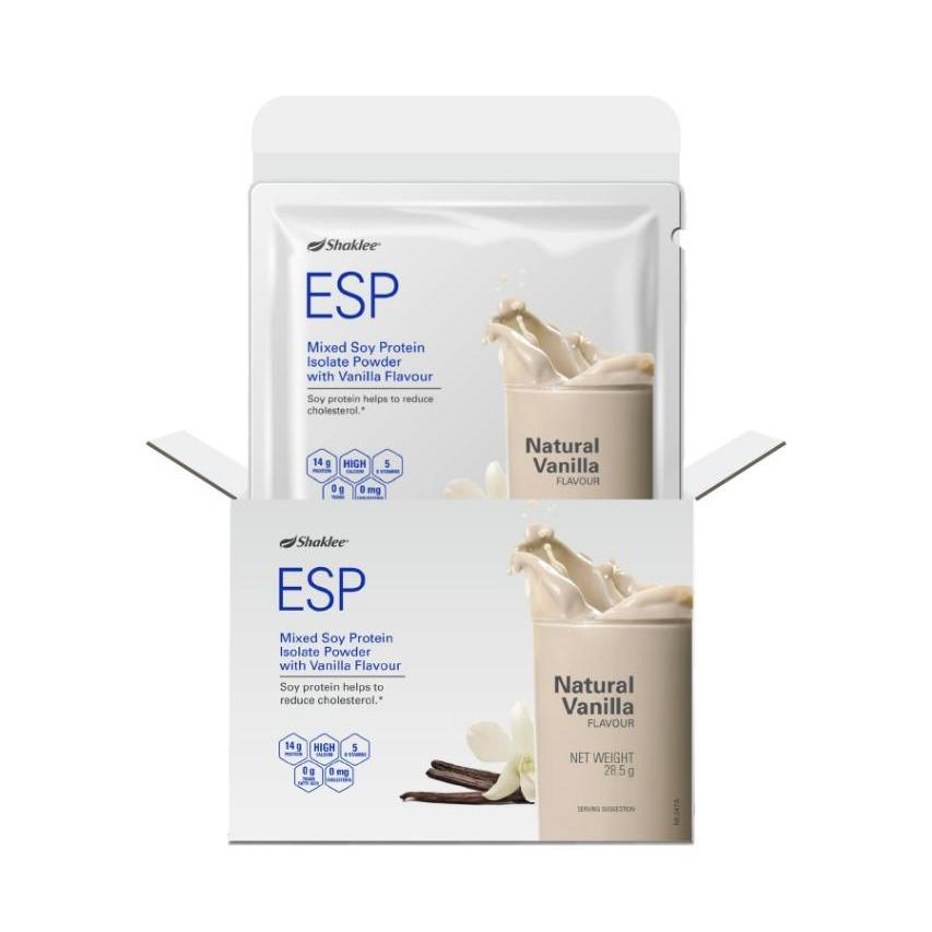 Shaklee Shak Lee ESP Mixed Soy Protein Isolate Powder with Vanilla