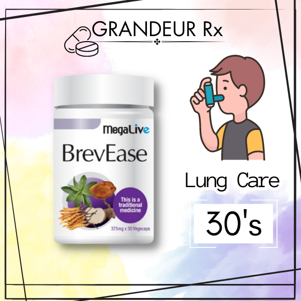 Megalive Brevease with Tiger Milk Mushroom Cordyceps Andrographis Post