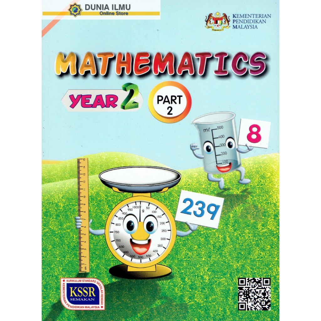 Buku Teks Mathematics Year 2 Part 2 DLP KSSR (TB Year 2) | Shopee Malaysia