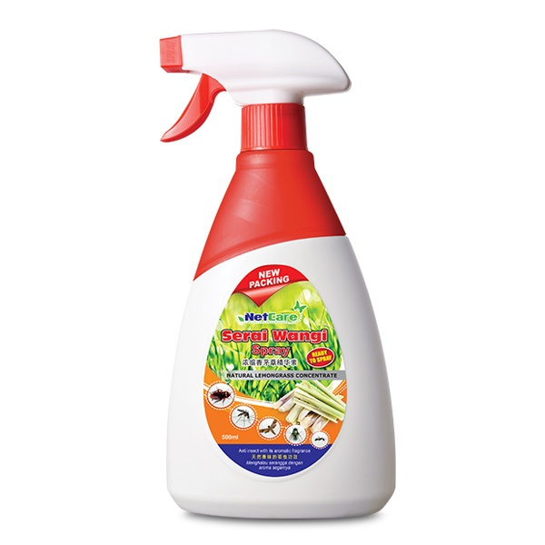 Netcare Serai Wangi / Lemongrass Natural Insect Repellent Spray (500ml ...
