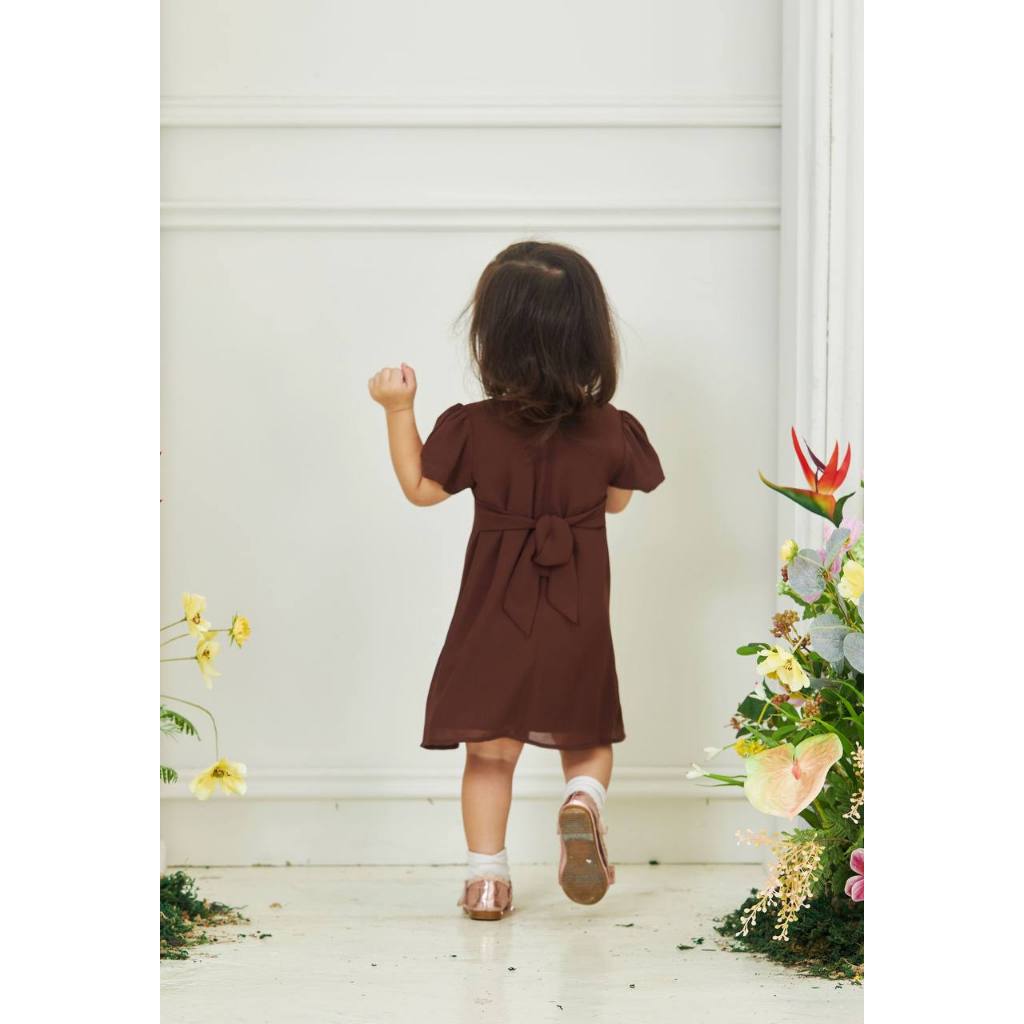 princess polly baby blue dress Momyknows Dark Brown Halter Neck Ruched Open Back Maternity Baby Shower  Maxi Dress main image 1
