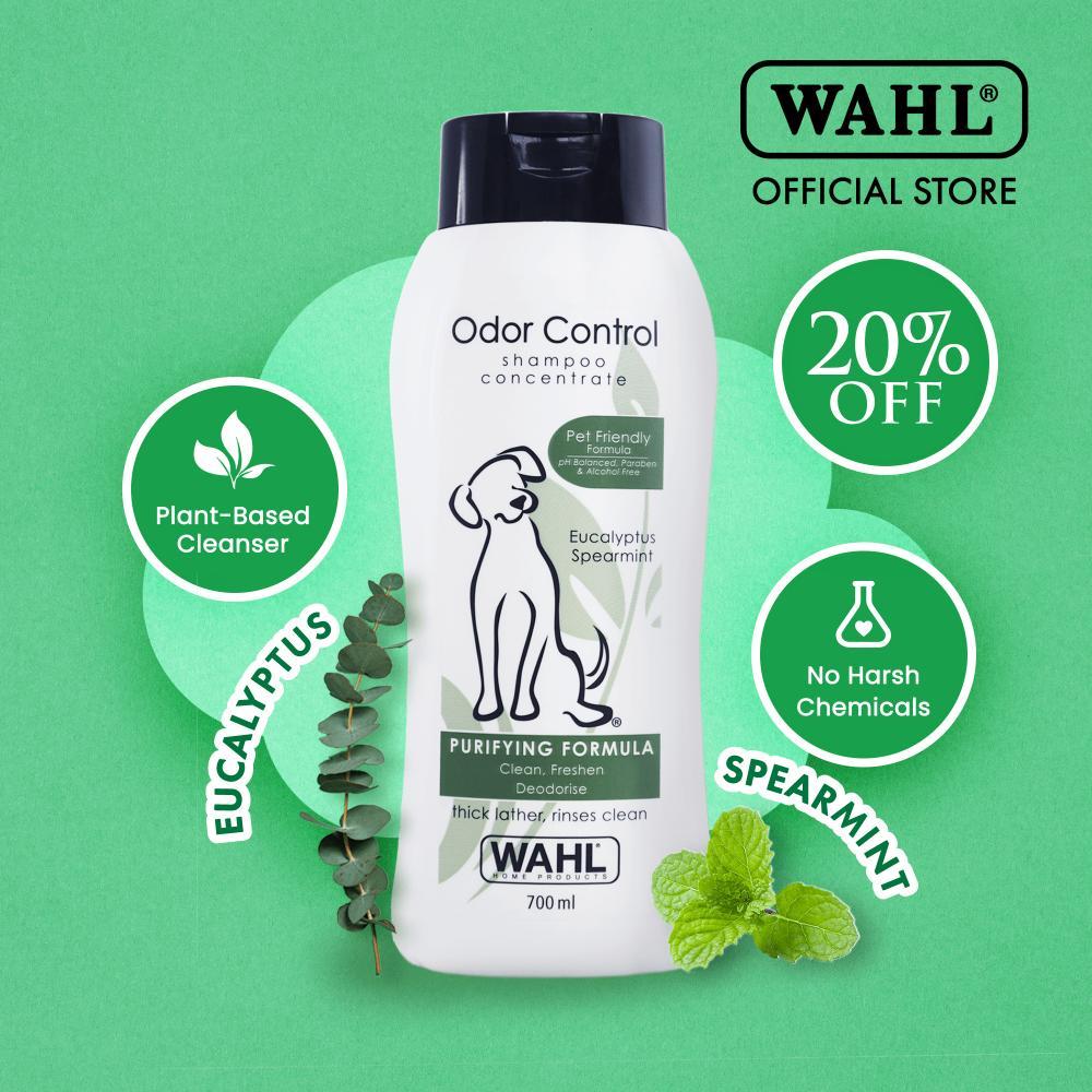 Wahl Dog Odor Control Shampoo 700ml Pets Anjing Plant Based