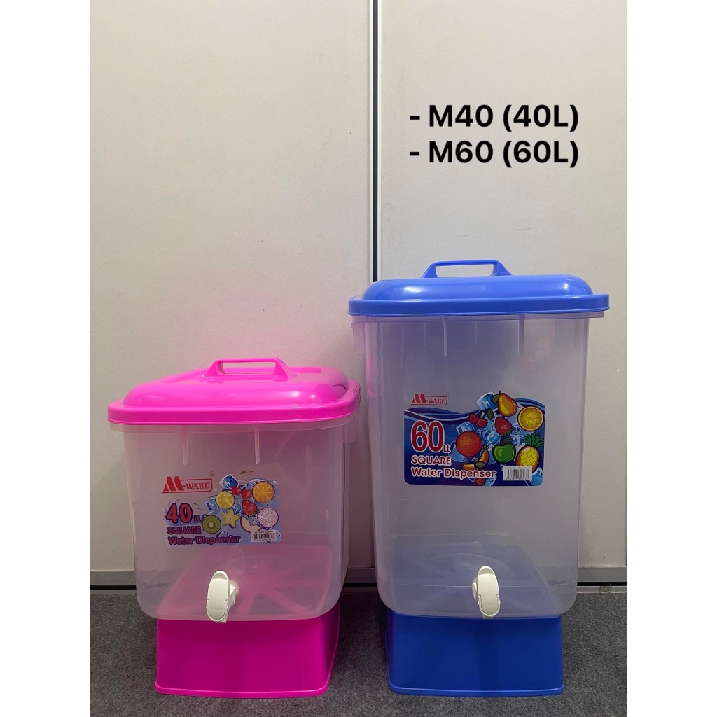 M-Ware Mware M40 40L / M60 60L BPA-Free Plastic Water Dispenser ...