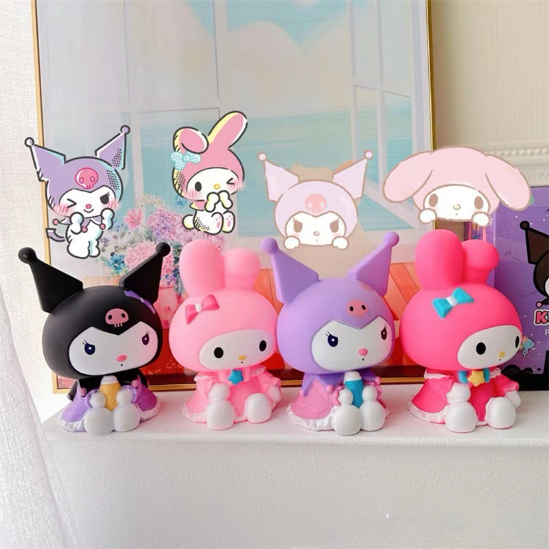 My Melody Kuromi piggy bank sanrio Bank Money Saving Box Case Coins Box ...