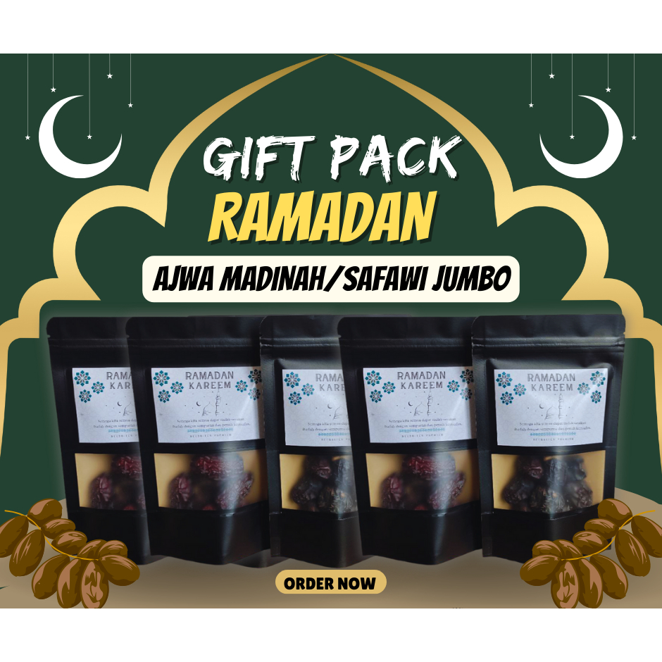 GIFT PACK KURMA 7 BIJI/100G (RAMADAN GIFT/SEDEKAH/GOODIES/AKIKAH ...