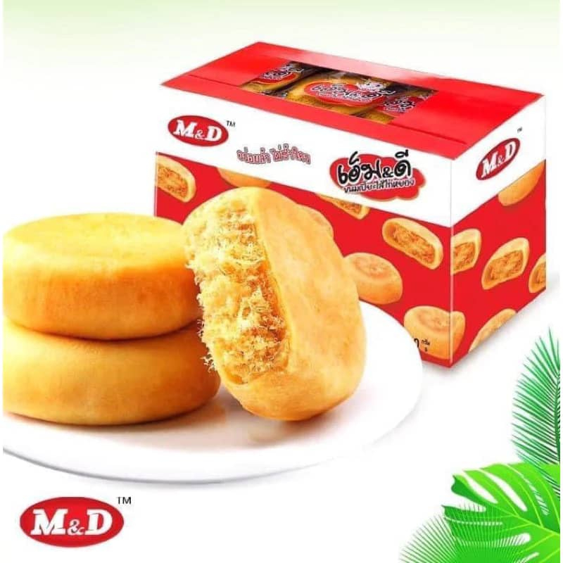 M & D Spring Rolls CHICKEN floss ( 12pcs/Box ) ขนมเปี๊ยะไก่หยองใส่แน่น ...