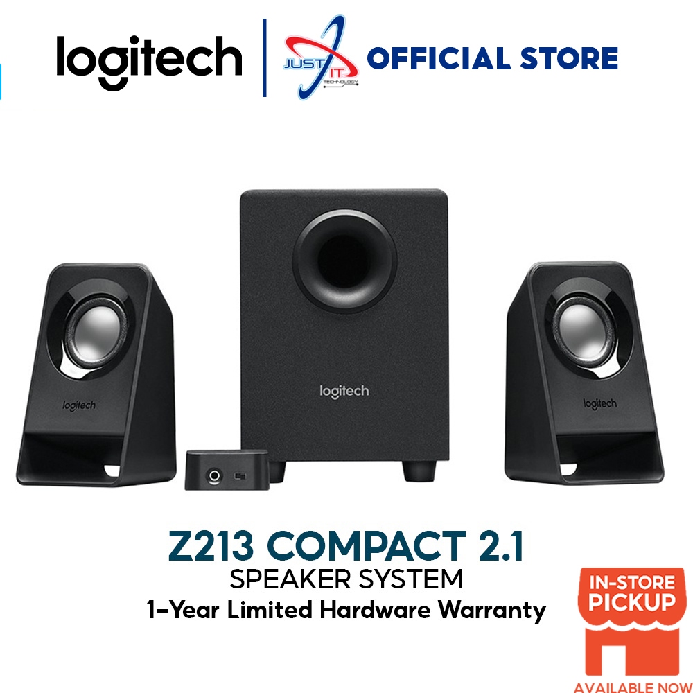 Logitech Z213 MULTIMEDIA 2.1 COMPACT SPEAKER ( 980-000941 ) | Shopee ...