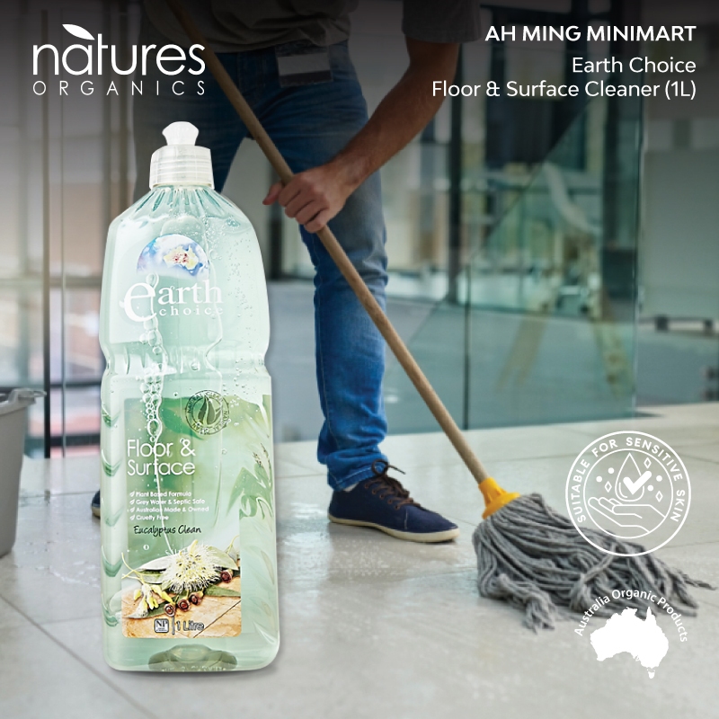 Earth Choice Floor & Surface Cleaner 1L Pencuci Lantai Basuh Lantai
